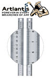 Çelik Cetvel 30 cm İnç Ölçülü 2 Adet Paslanmaz Çelik Metal Çetvel 30 Santimetre Düz Kenar Kolay Çizimler İçin