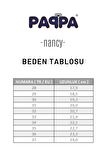 Paqpa Nancy Kız Çocuk Soft Tabanlı İnci Rugan Kalın Topuklu Ayakkabı TA2002-03