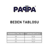 Paqpa Merida Kız Bebek Pembe Deri İlk Adım Ayakkabısı S100-03
