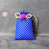 Uretti - Fatma 2142 - El Yapımı Lacivert Lavanta Kesesi - 6 x 8 cm