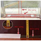 1 Metre Kapı Pencere Cam Rüzgar Kesici Şerit Bant Yapışkanlı Bant