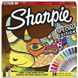 Sharpie Fine Permanent Markör 20 Li Gergedan Set