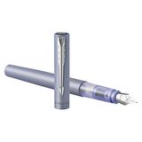 Parker Vector XL Dolma Kalem Gümüş-Mavi
