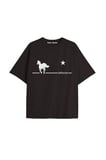 Deftones ünisex oversize t-shirt beyaz