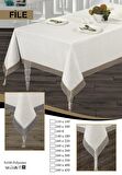 NİVEMESHOME FİLE GRİ 160*220 MASA ÖRTÜSÜ EVLÜKS