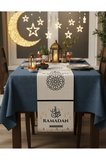 Ramazan Ayına Özel 4’lü Dijital Baskı Runner Masa Örtüsü Seti – 40x140 cm