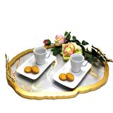 Especial Sidney 19cm Tekli Kahve Sunum Seti Dekorsuz