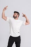 Gymwolves Erkek Spor T-Shirt | T-shirt | Workout Tanktop | Never Give Up |