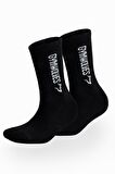 Gymwolves Atlatik Spor Çorap Siyah | 3 Lü Paket | Unisex Çorap | Sock