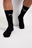 Gymwolves Atlatik Spor Çorap Siyah | 3 Lü Paket | Unisex Çorap | Sock