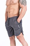 Gymwolves Erkek Spor Şort Çift Katmanlı | Comfortable Serisi |
