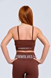 Gymwolves Dikişsiz Spor Sütyeni | Seamles Bras | Fitilli Model |