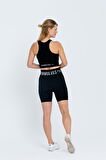 Gymwolves Kadın Spor Şort | Dikişsiz Spor Şort | Fitilli |