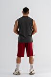 Gymwolves Erkek Basketbol Şort | Bordo | Spor Şort | 