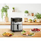 Tefal EY505D Easy Fry & Grill Precision+ Yağsız Fritöz Airfryer, 4,2 Litre Kapasite, Hava ile Kızartma & Izgara