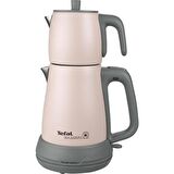 Tefal Tea Expert Işıltılı Pudra Çelik Demlik Çay Makinesi