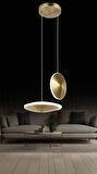 Astra 2'li Sarkıt Disk Led Avize