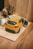 Metal Çekbırak RENAULT CLİO RENO CLİO araba 12x5cm kapılar açılır  Demir Oyuncak Araç Hediyelik Taksi