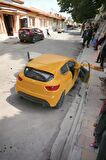 Metal Çekbırak RENAULT CLİO RENO CLİO araba 12x5cm kapılar açılır  Demir Oyuncak Araç Hediyelik Taksi
