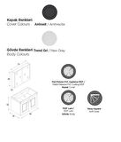 KAREN ARİN 80 CM BANYO DOLABI