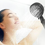 Banyo Keyfi için 5 Fonksiyonlu Duş Başlığı Seti