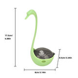 Büro Ev Evcil Hayvanı için Kuğu Motif Lazerli Işıklı Kedi Oyuncağı