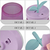 Büro Ev Konforu için Çiçek Stil Hava Nemlendirici