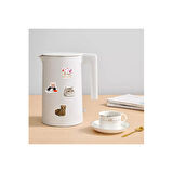 Büro Ev Ofis Bilgisayarı için Macbook Notebook Laptop Kedicikler Sticker Seti