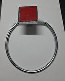 Büro Ev Ofis Yazlık için Yapışkanlı Metal Yuvarlak Havluluk Askısı