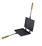 Büro Ev Ofis Mutfağı için Ocak Üstü Teflon Tarz Tost Aparatı