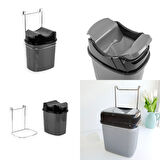 Büro Ev Ofis Mutfağı için 5,5LT Askılı Pratik Asılır Çöp Kovası
