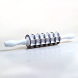 Büro Ev Ofis Mutfağı için 7BIÇAKLI Kare Mantı Hamuru Kesim Merdanesi