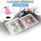 Büro Ev Ofis Mutfağı için Silikon Banyo Mutfak Evye Lavabo İçine Süzücü Gider Süzgeci