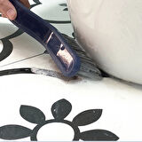 Büro Ev Ofis Yazlık Hijyeni için Kademe Uçlu Banyo Klozet Pencere Temizler Cımbızlı Fırça