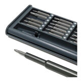 Büro Ev Ofis Tamirat Tadilat için 24PARÇA Kutulu Mıknatıslı Hassas Tornavida Seti