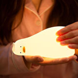 Büro Ev Ofis Hediyesi için Yatan Ördek Motif Gece Lambası