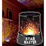 Büro Ev Ofis Hediyesi için Duvara Tavana Yıldız Işıkları Yansıtan Ambians Gece Lambası