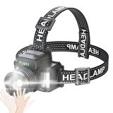 Büro Ev Ofis İş Güvenliği için Şarjlı Lamba Sensörlü Cree TG Led Işıklı Kafa Feneri