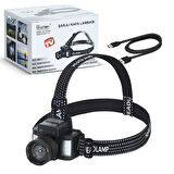 Büro Ev Ofis İş Güvenliği için Şarjlı Lamba Sensörlü Cree TG Led Işıklı Kafa Feneri