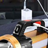 Büro Ev Ofis İş Güvenliği için Şarjlı Lamba 6MOD Işıklı Projektör Rl Feneri