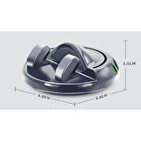 Büro Ev Ofis Arabası için Araç İçi 360 Dönen Yapışkanlı Numaratörlü Oto Telefon Tutucu