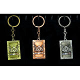 Büro Ev Ofis Hediyesi için İstanbul Hatırası Diktörtgen Metal Ayasofya Anahtarlık