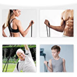 Büro Ev Ofis Yazlık Spor Egzersizi için Pilates Direnç Lastiği