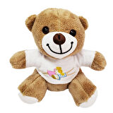 Büro Ev Ofis Oyuncak Hediyesi için Pluş Sevimli Tişörtlü Ayıcık