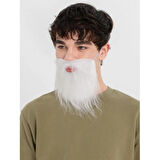 Büro Ev Ofis Etkinlik Gösteri Çocuk Kostüm Sakalı için Beyaz Kırçıllı Takma Sakal