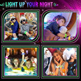 Büro Ev Ofis Etkinlik Partisi için Pilli Led Işıklı Bileklik