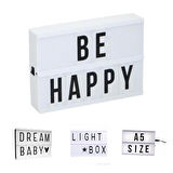 Büro Ev Ofis Hediyesi için A5 Boyut Sinematik Lightbox Dekor Aydınlatma Aksesuarı