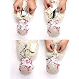 x parti Büro Ev Ofis Partisi için Halloween Sensörlü Işıklı Hareketli Mumya