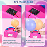 Büro Ev Ofis Parti Süsleme Keyfi için Elektrikli Balon Şişirme Makinesi