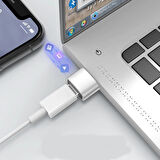 Büro Ev Ofis Telefonu için Type-C to USB Uç Dönüştürücü Bilgisayar Şarj Adaptörü